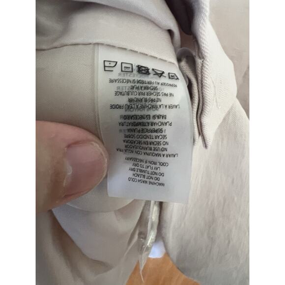 Karl Lagerfeld Women's Paris Sailor Collared Double-Breasted Blazer Bone Size 8 - Picture 13 of 16